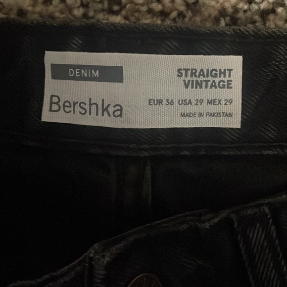Straight vintage black- wise 29 BERSHKA - Picture 3 of 6